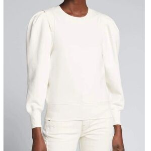 Frame Pleated Panel Sweatshirt